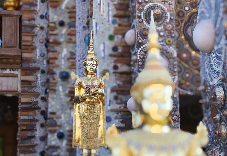 Boeddha beeld, tempel, religie, geloof