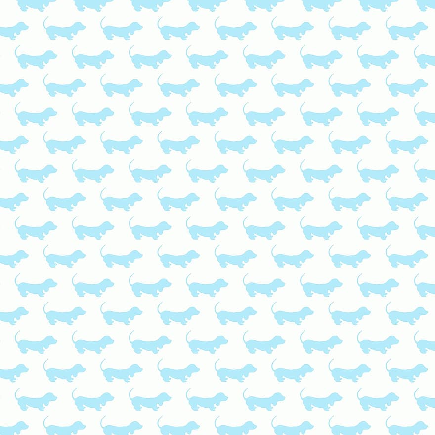 Background, Wallpaper, Digital Paper, Dog, Blue, Animal, White
