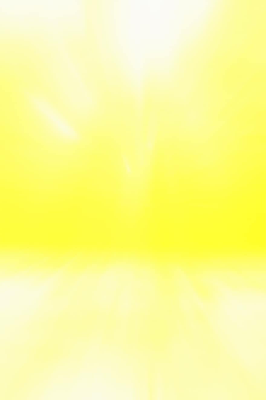 gul, hvid, lys, belysning, farve, radial