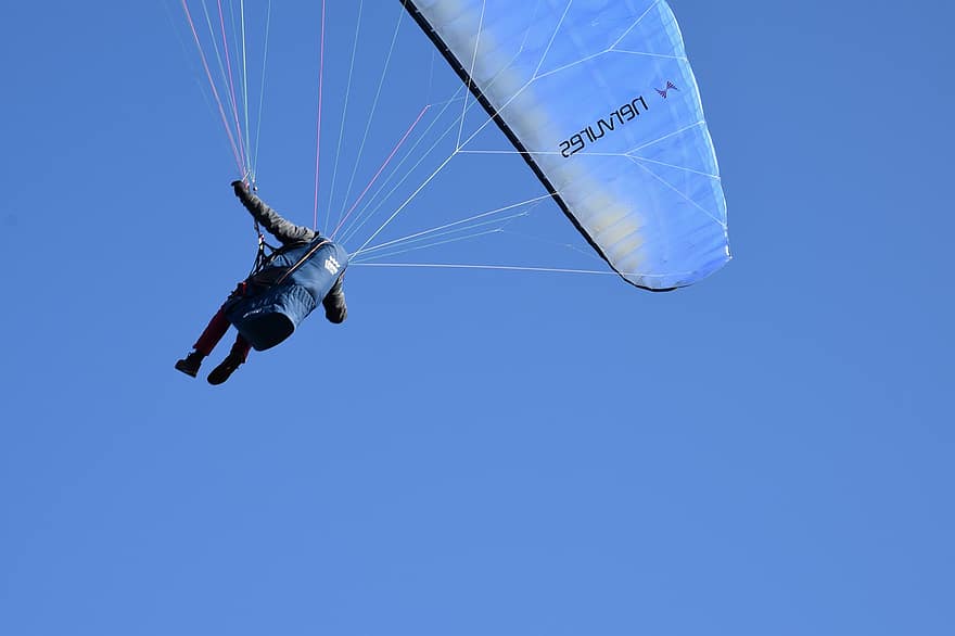 paragliding, przygoda, rekreacja, na dworze, podróżować, Żebrowane skrzydło paralotni, paralotnia, samolot, wolny czas, Sporty ekstremalne, latający