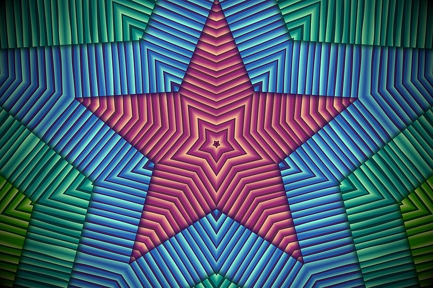 caleidoscópio, fundo da estrela, estrela papel de parede, enfeite, fundo colorido, papel de parede colorido, papel de parede, decoração, decorativo, simétrico, textura