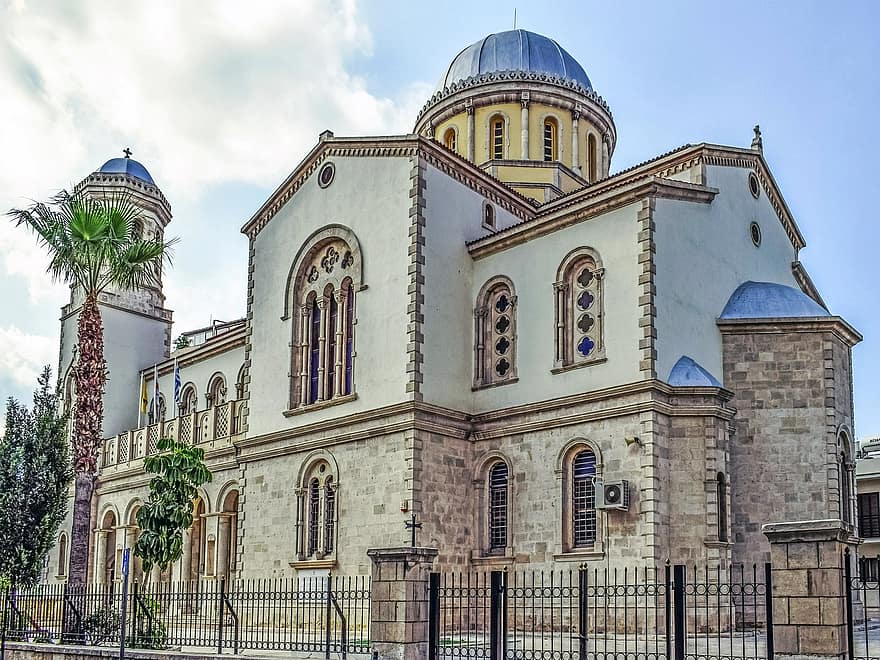 教会、建築、宗教、キプロス、リマソル、アヤナパ