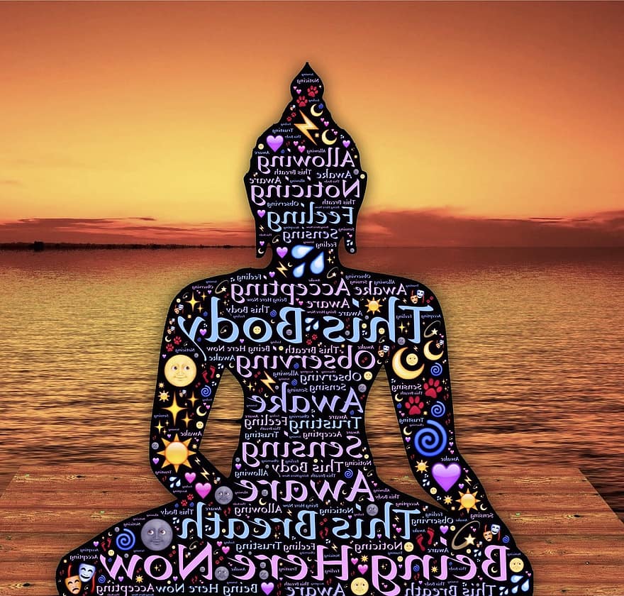 vipassana, yoga, bilinç, meditasyon, uygulama, sakinlik, varlık, olmak, İşte, şimdi, nefes