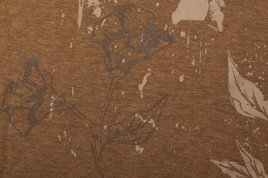 tkanina, kwiatowy tło, wzór w kwiaty, kwiatowy wzór, Tapeta z tkaniny, tkanina tło, tło, płótno, tekstura, liść, ilustracja