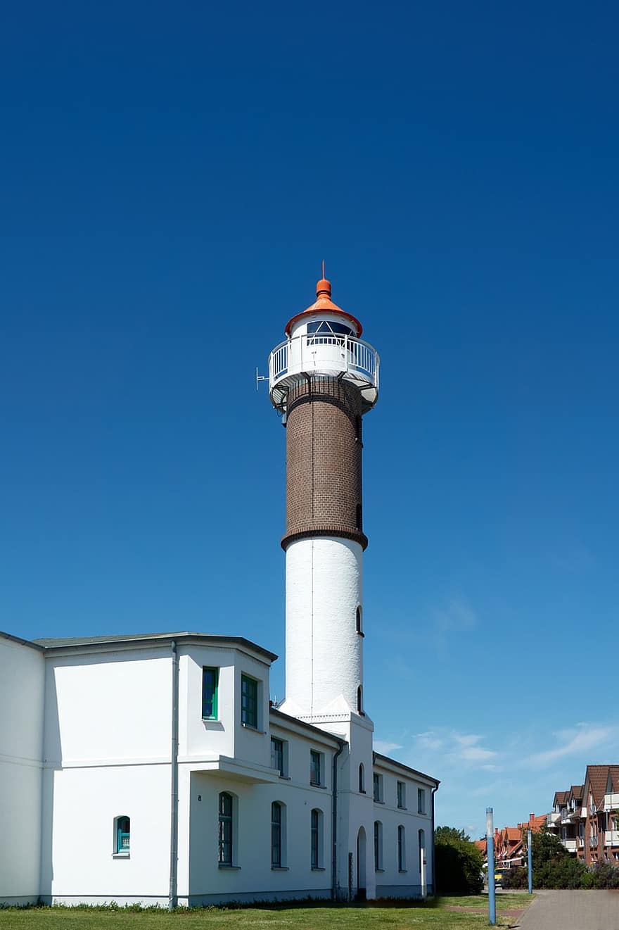 маяк, порт, Балтійське море, острів