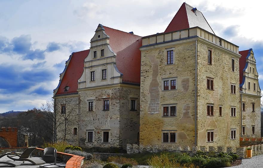 дворец, замък, архитектура, възрожденска архитектура, Долна Силезия