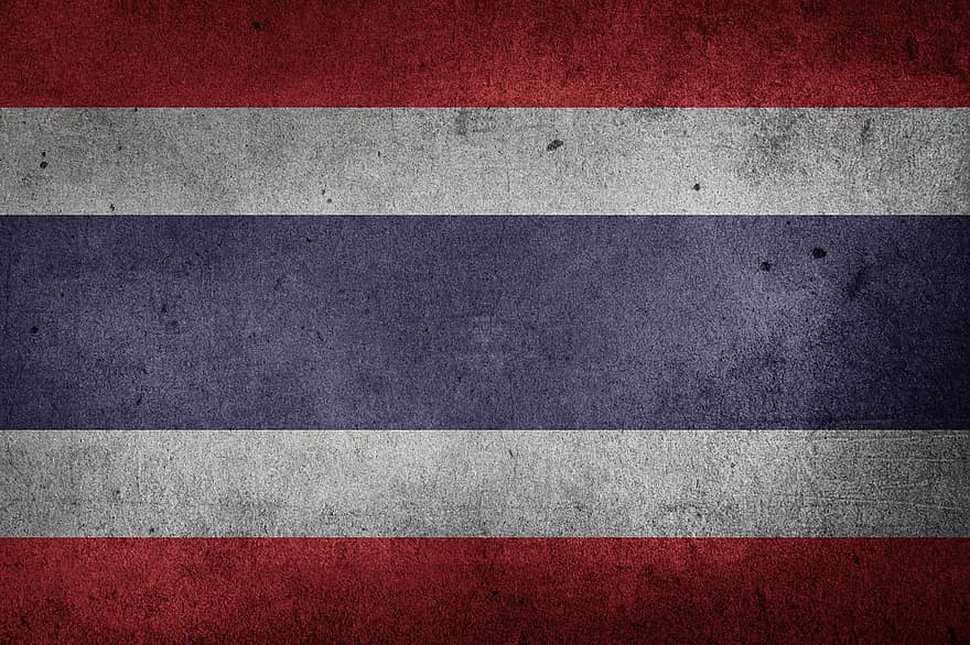 vlajka, Thajsko, Asie, státní vlajka