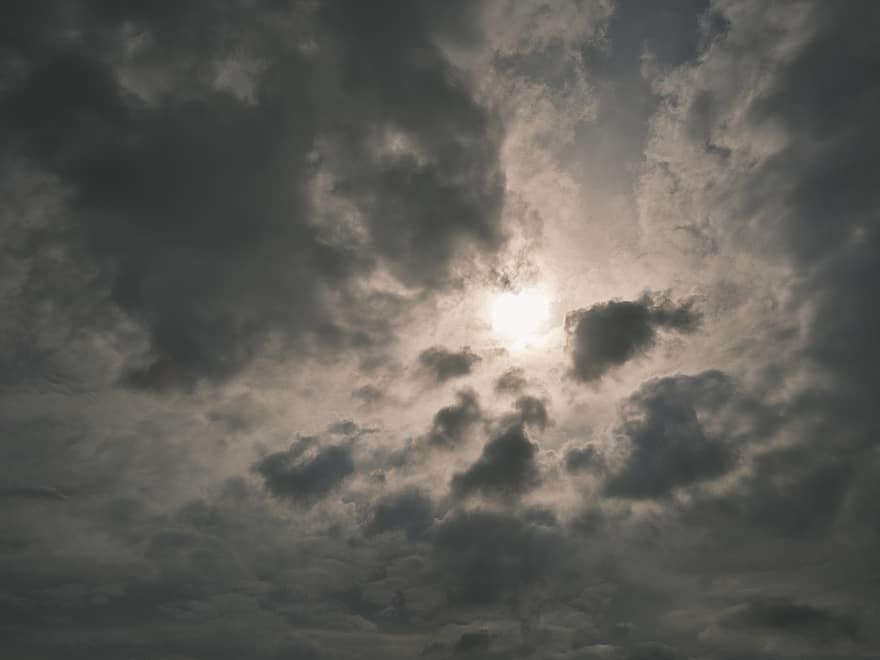 pilviä, taivas, ilmapiiri, sinitaivas, cloudscape, valkoiset pilvet, pilvinen, päivänvalo, pilvi, sää, taustat