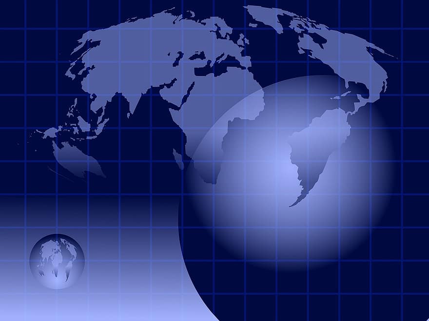kaart, atlas, landen, land, continenten, aardrijkskunde, cartografie, wereldkaart, wereld-, blauw, diagram