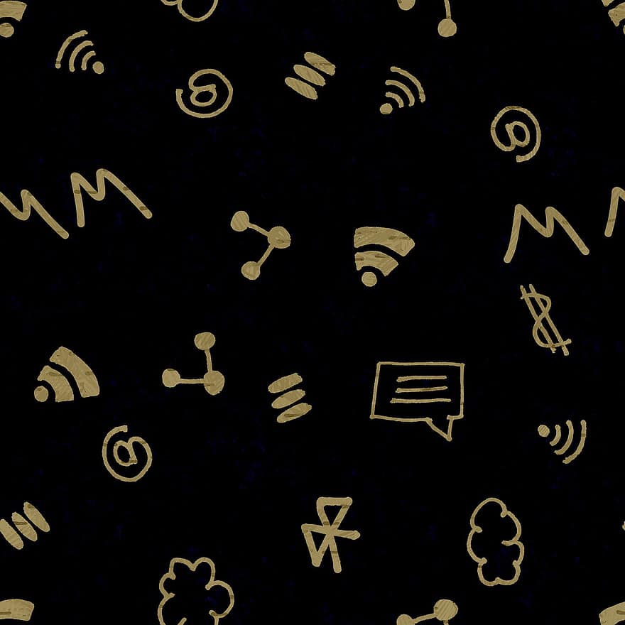 Background, Internet, Pattern, Wallpaper, Doodle, Chat, Message, Wifi, Bluetooth, Cloud, Technology