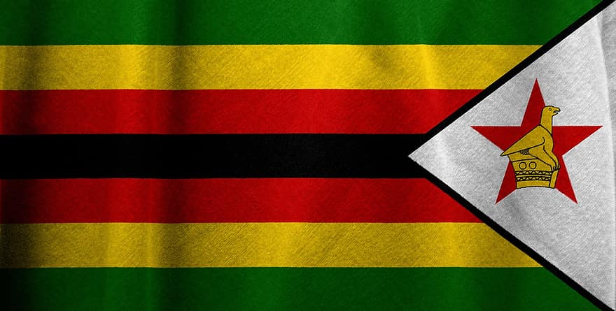 Zimbabwe, bandera, país, símbol, nacional, nació, banner, el patriotisme, patriòtica, nacionalitat