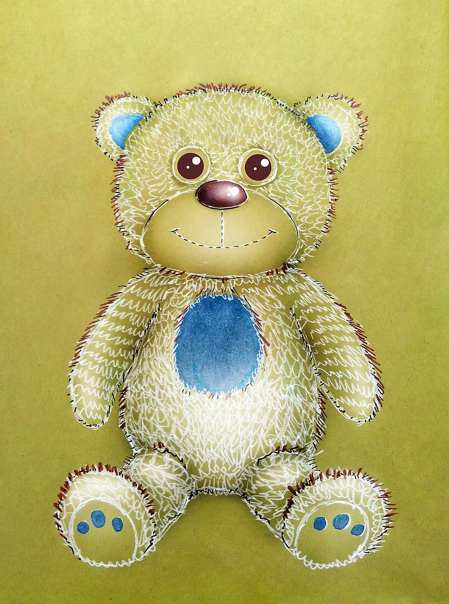 іграшка, ведмідь, Тедді, милий, іграшки, солодкий, ведмеді, дитинство, плюшеві, дитина, грати