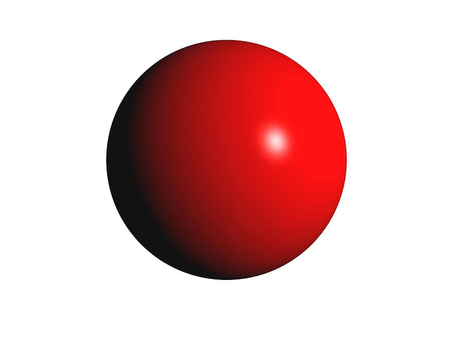 sphère, ballon, Plastique, rond, 3d, cercle, symbole, icône, forme, brillant, lumière