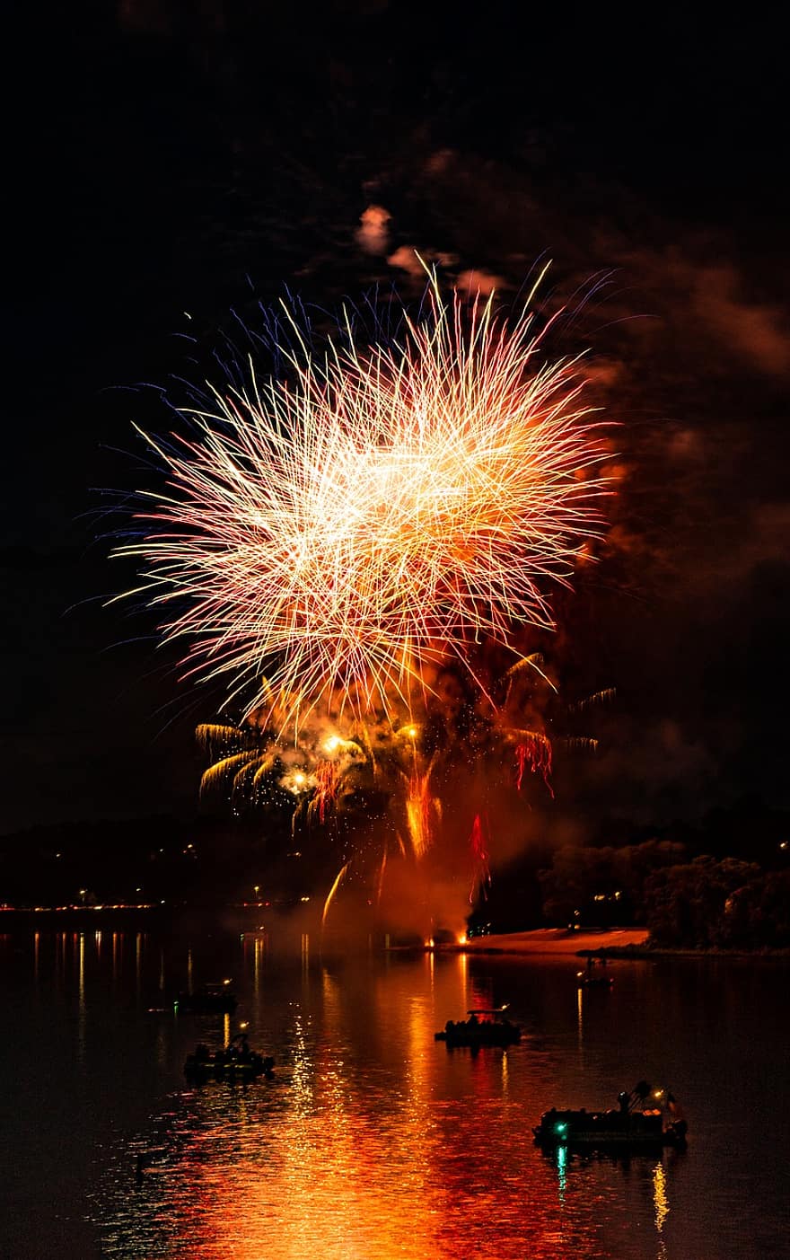 4 iulie, focuri de artificii, ziua Independentei, celebrare, sărbători, vacanţă, patriotic, pirotehnie, iulie, noapte, american