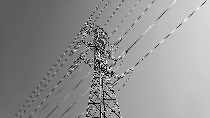 Electricity Tower, Electricity Pylon, Tower, electricity, fuel and power generation, power line, power supply, steel, technology, industry, equipment