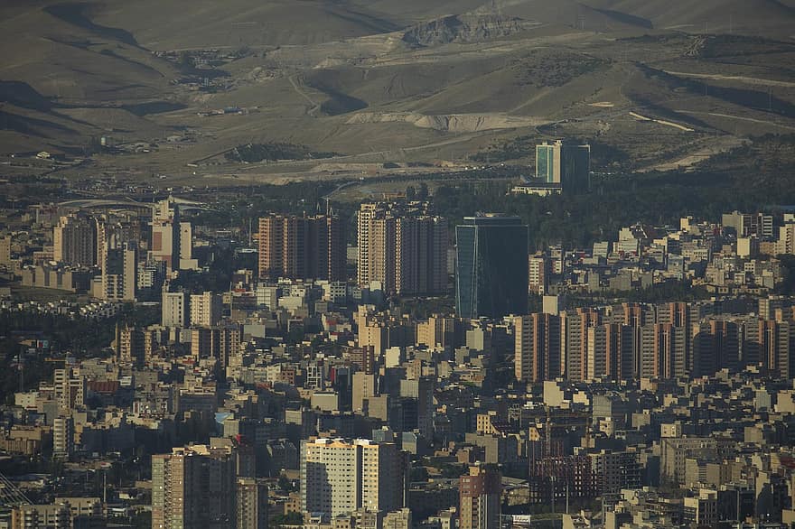 ville, Iran, design urbain, architecture de paysage, immeubles, urbanisme, Tabriz, province de l'Azerbaïdjan oriental, Asie