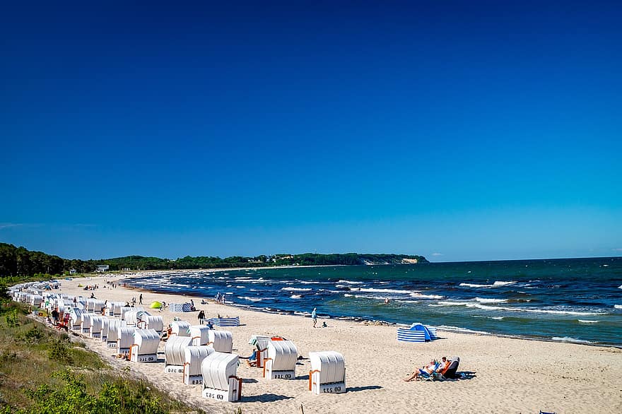 Coast, Baltic Sea, Beach, Sea, Sand, Landscape, Nature, Water, Vacations, Sky, Mood