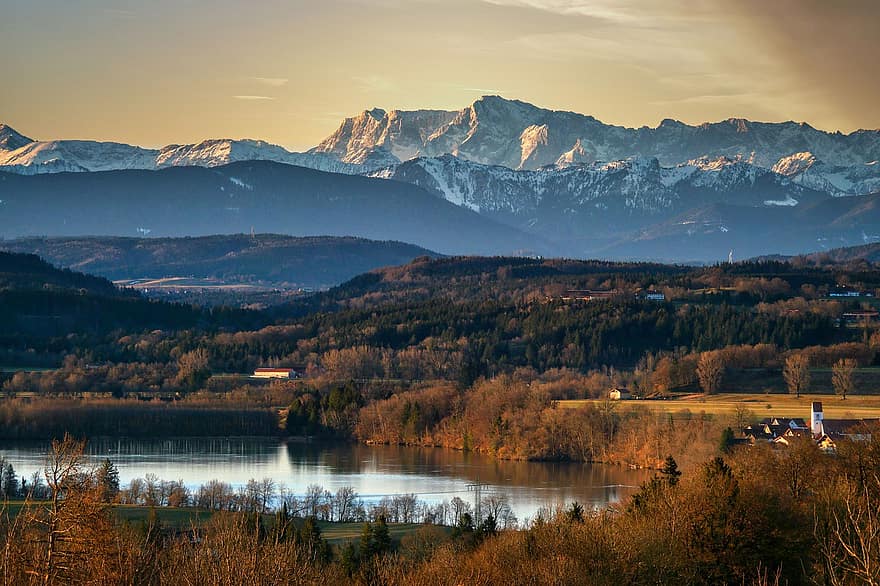 Nature, Mountain, Autumn, Fall, Season, Outdoors, Travel, Exploration, Alps, Reservoir, Lech
