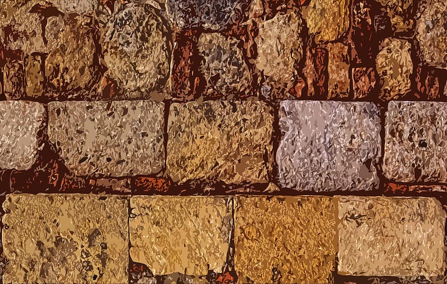 mur de briques, mur de pierre, texture, Contexte, modèle