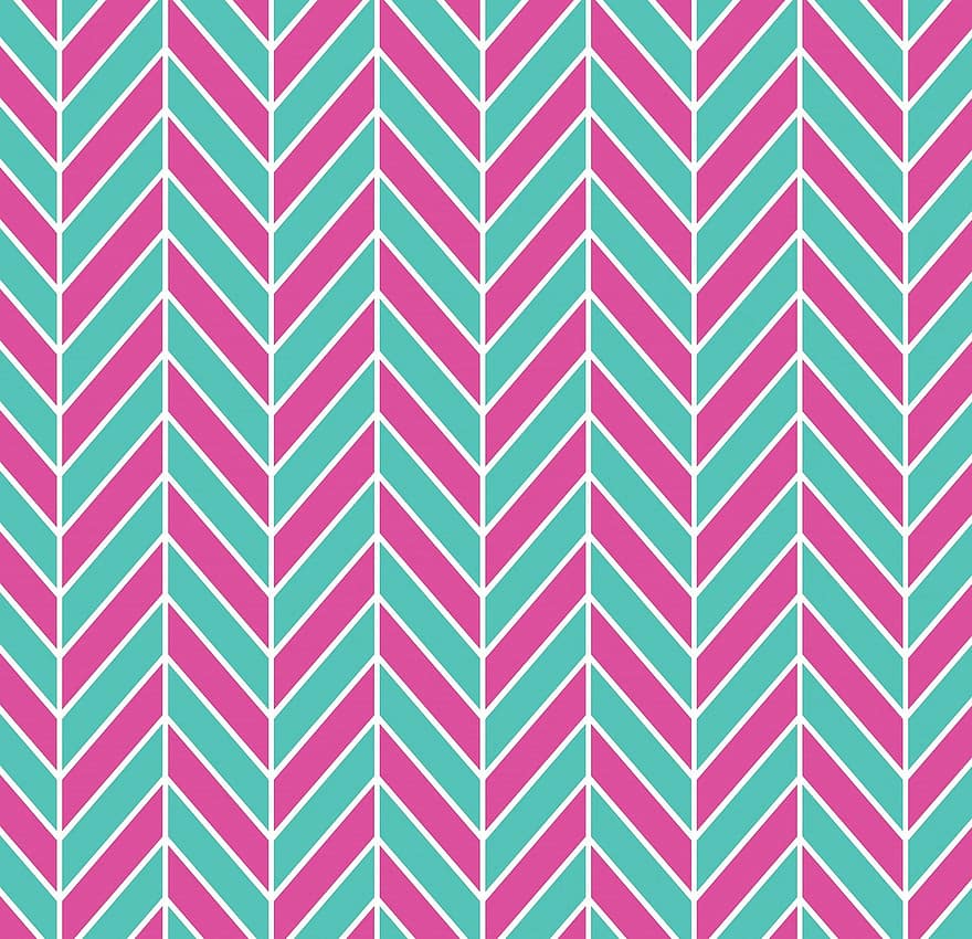 Herringbone, Background, Wallpaper, Pattern, Pink, Green, Teal, Paper, Swatch, Art, Abstract