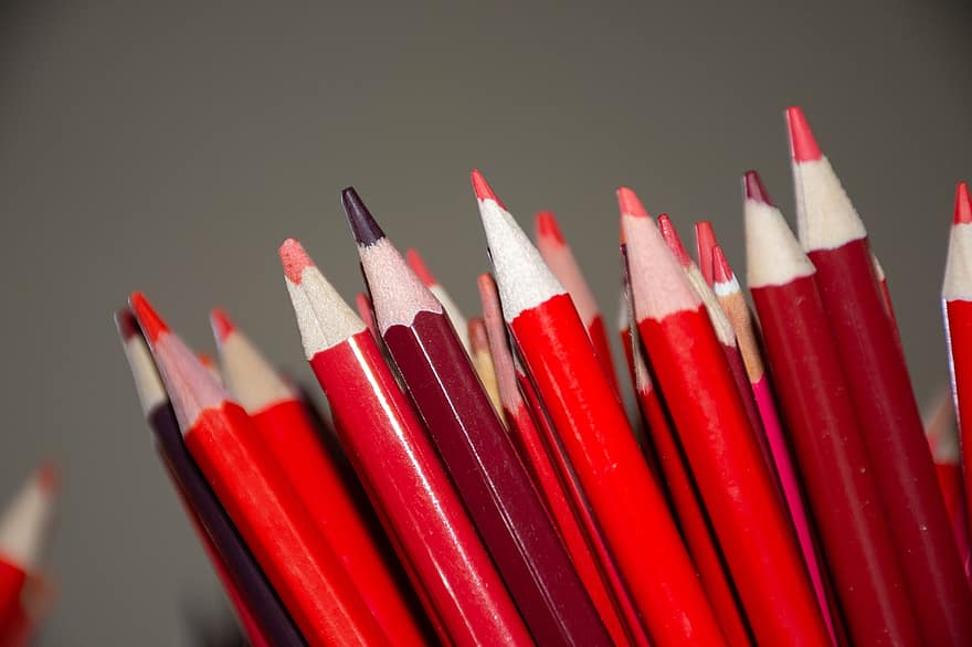 ceruzák, színes, szín, iskola, oktatás, tervezés, húz, rajz, festés, minta, kreativitás