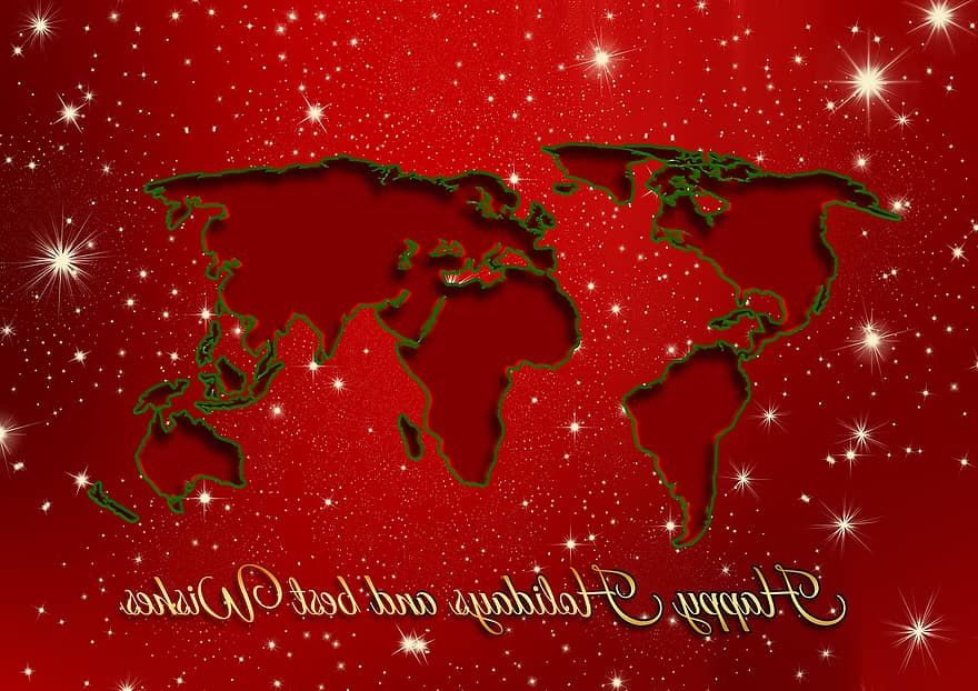 jul, ferien, hilsener, kontinenter, jord, verden, atmosfære, advent, ambassade, Kristus, dekorasjon