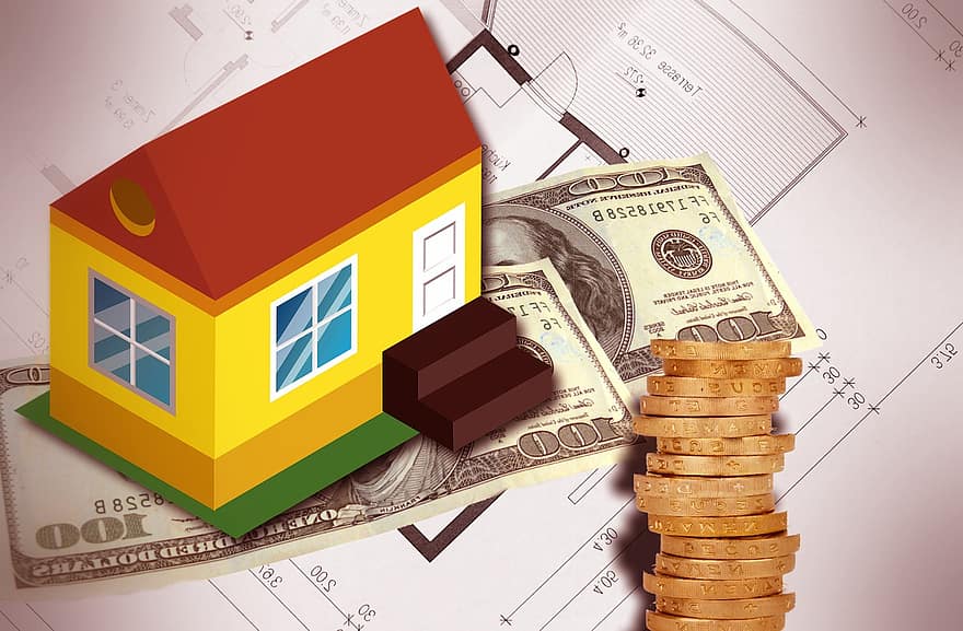 rumah, bangunan rumah, gambar, pasar real estate, biaya, keuangan, uang, bisnis, salah perhitungan, anggaran, perdagangan