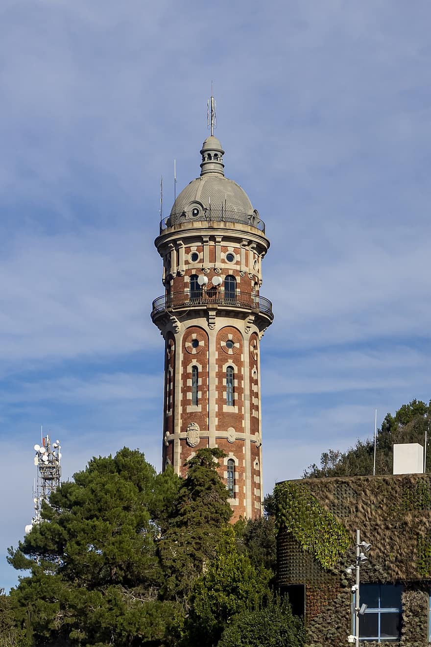 la tour, bâtiment, architecture, Tibidabo, tourisme