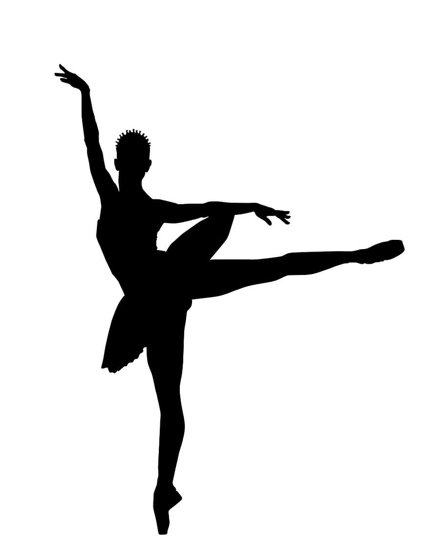 ballett, Baillarina, silhouette