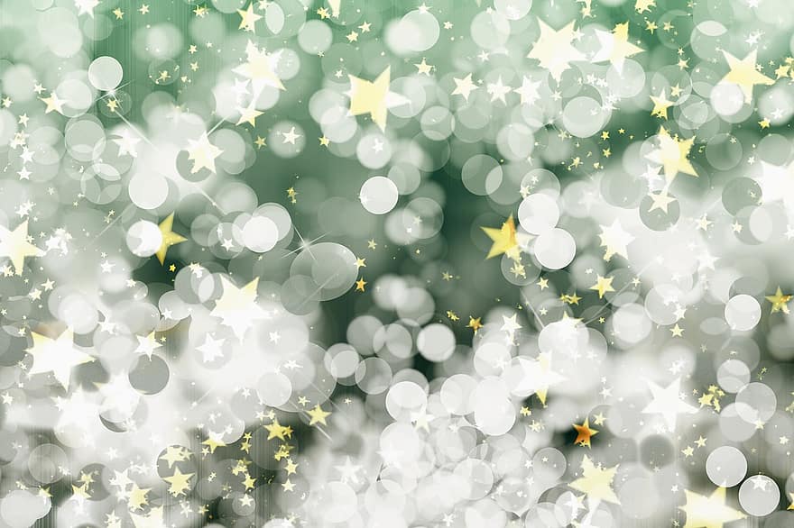 Background, Abstract, Christmas, Bokeh, Lights, Snow, Decoration, Star, Advent