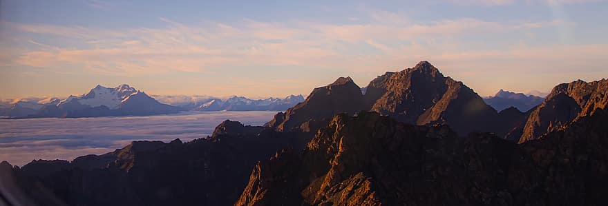 natur, bjerge, spids, topmøde, klipper, landskab, landskabet, bjergkæde, Otago
