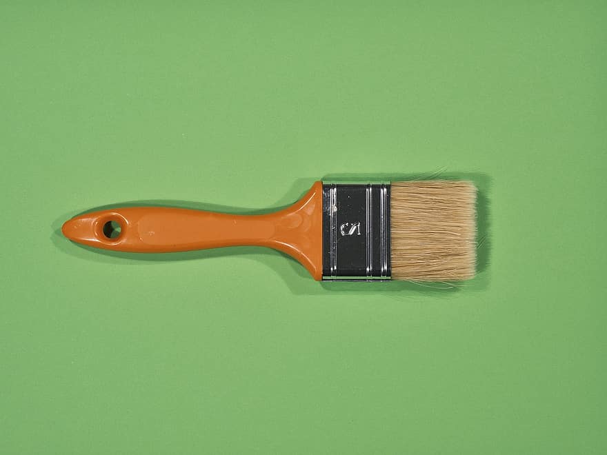 cepillo, pintar, Art º, dibujo, verde, artista, fondo, diseño, Cepillo de pintura, de cerca, color verde