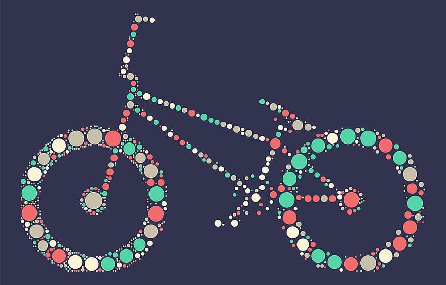 bicicleta, bicicleta de montanha, proteção ambiental, Esportes, passatempo, artigo, arte, cor, ponto