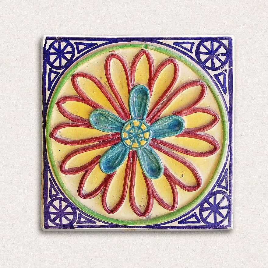 azulejo, mosaico, decoración, artesanía, España