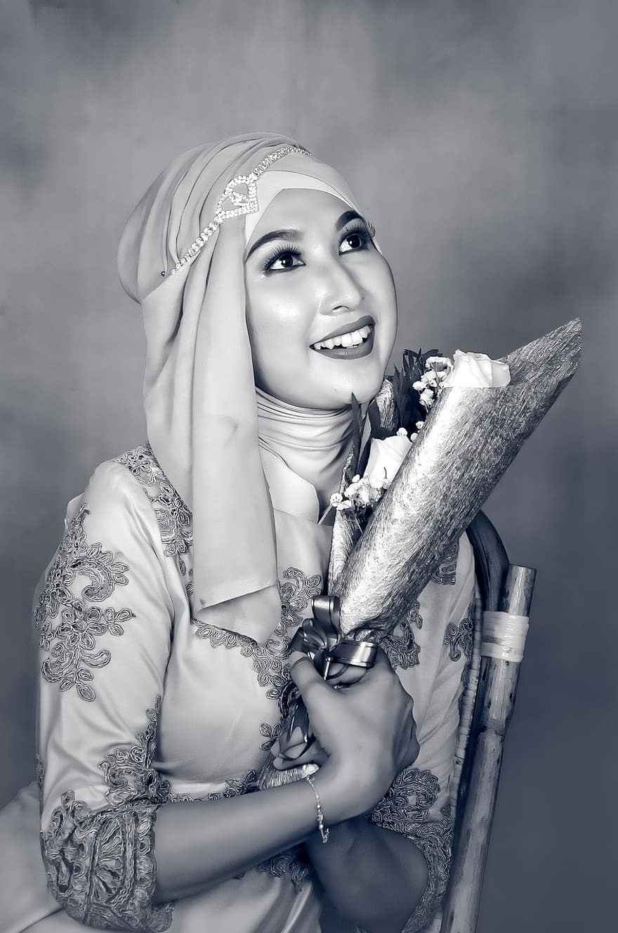 Дами, разкошен, индонезийски, усмивка, момиче, красота, rubiyanto, градски фотографи, Фотограф Индонезия, Фотографът Сунгай Бахар, хора