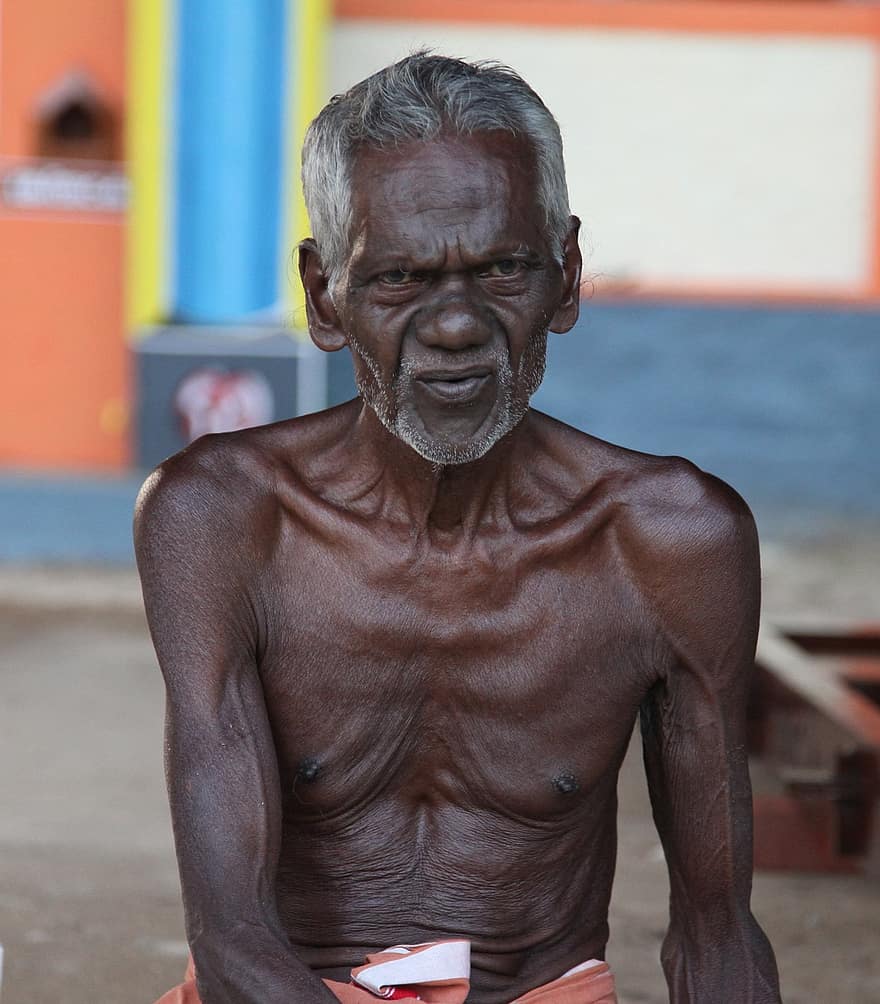 लोग, बूढा आदमी, हर्ष, सांवली त्वचा, भारतीय