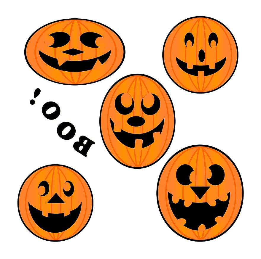 fericit, Halloween, dovleci, Jack o lanternă, amuzant, nuu, vacanţă, truc, trata, toamnă, portocale