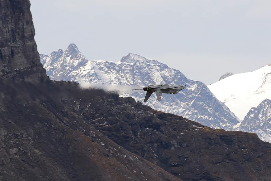 Boeing F A-18 Hornet, jato de combate, turbina, aeronave militar, Jet Training, força do ar, Suíça, axalp