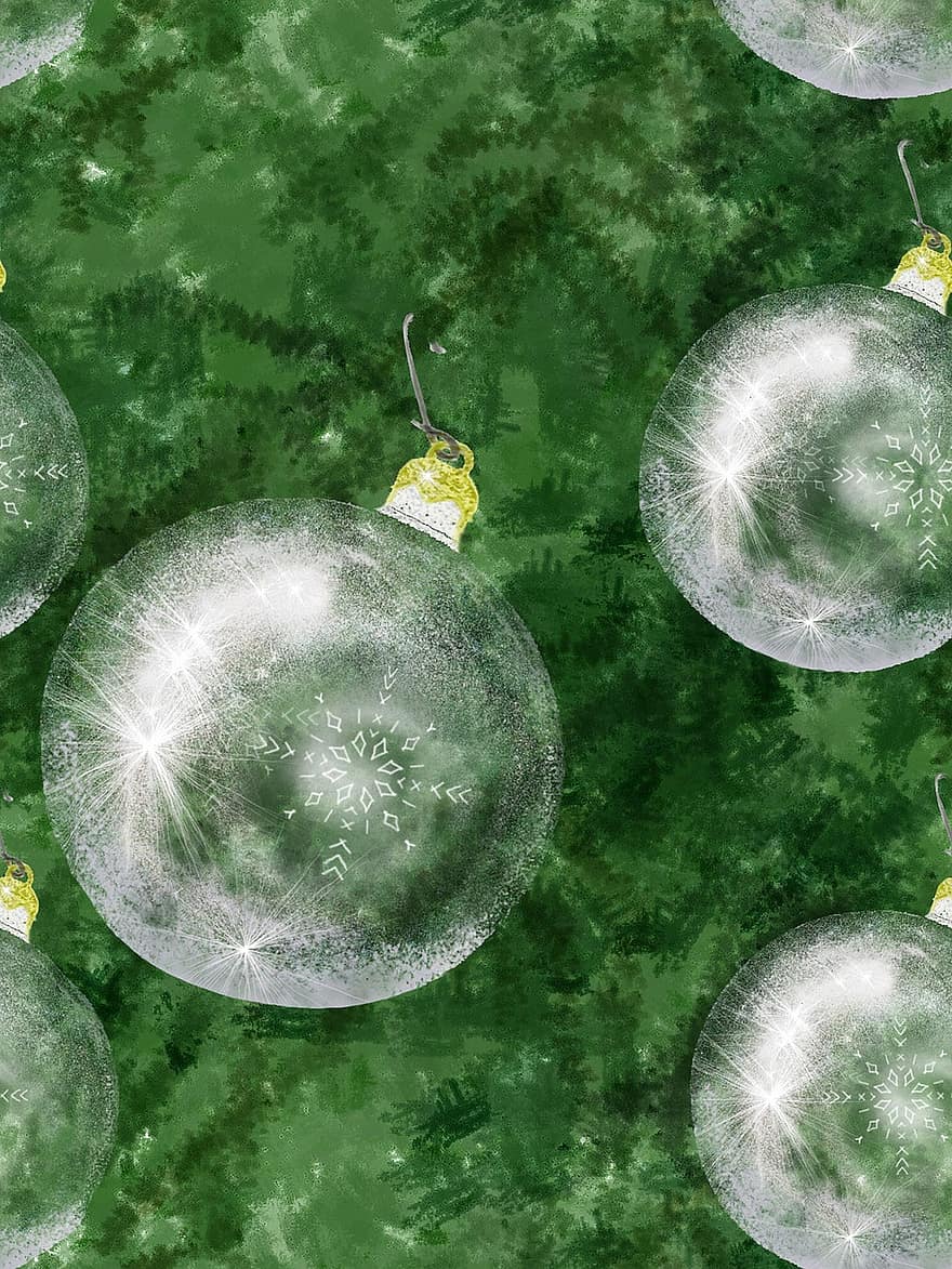 Ziemassvētku rotājumi, stikla rotājumi, stikla bumbiņas, Ziemassvētki, apdare, spīdīgs, koks, zaļa, decembrī, brīvdienas, tradīcijas