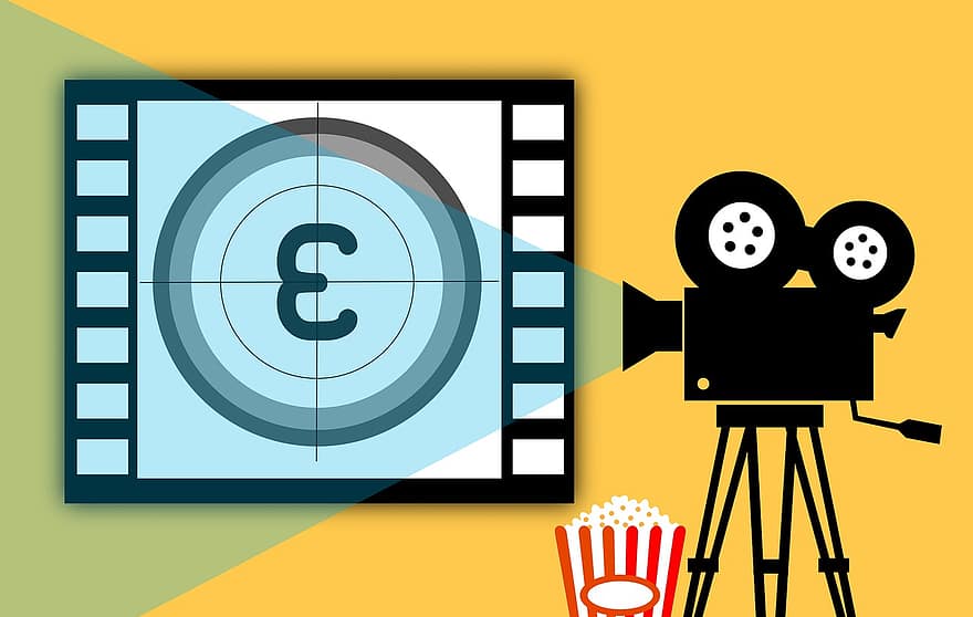 film, cinema, divertimento, Teatro, telecamera, Popcorn, streaming, video, hollywood, spuntino, concetto