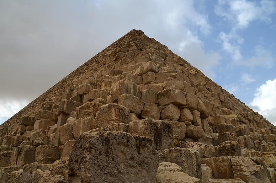 Ägypten, Pyramide, Steine, Struktur, uralt, historisch, Mauerwerk, die Architektur, alt, Geschichte, berühmter Platz