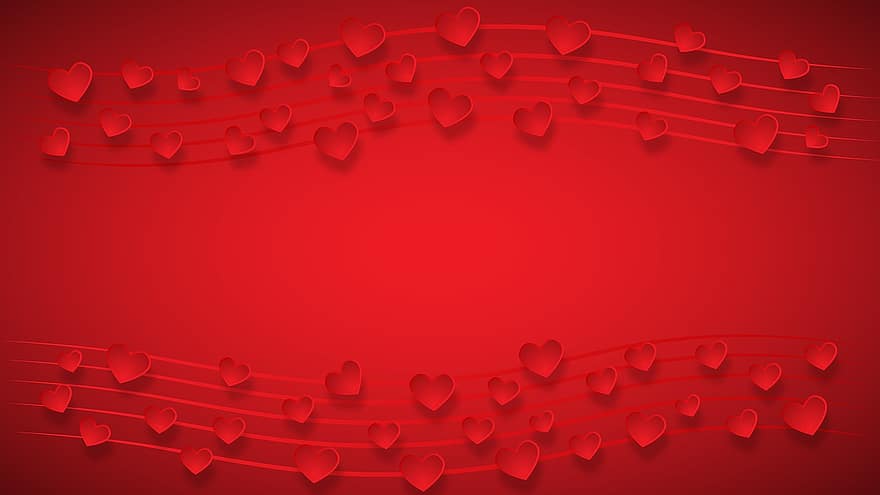 ramme, hjerte, kjærlighet, rød kjærlighet, rødt hjerte