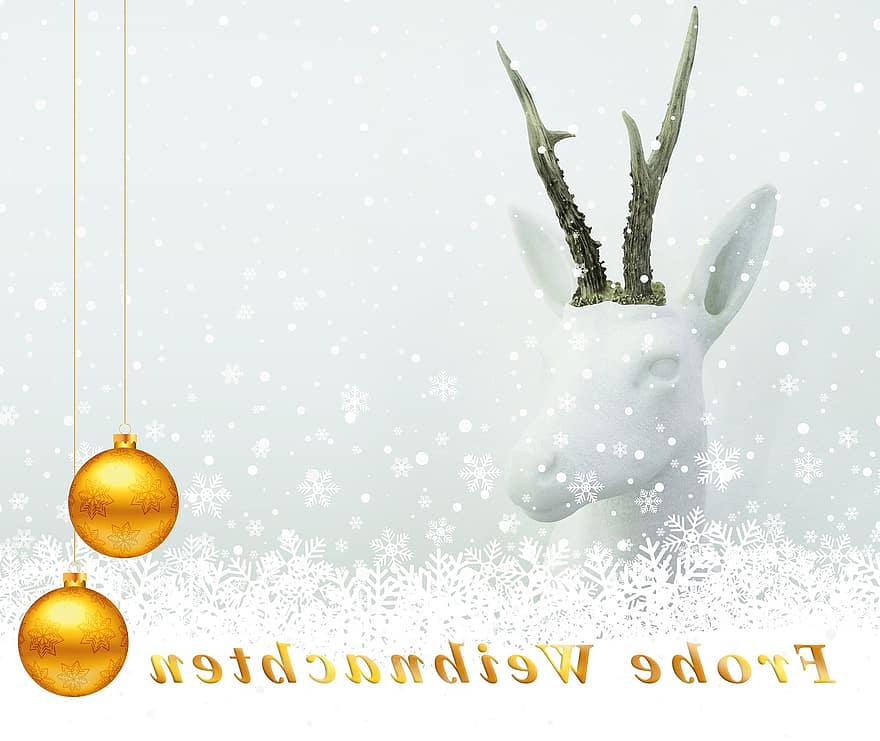Різдво, сніг, білий, різдвяний орнамент, золото, карта, бок, мармурові, мистецтво, скульптура, скульптор