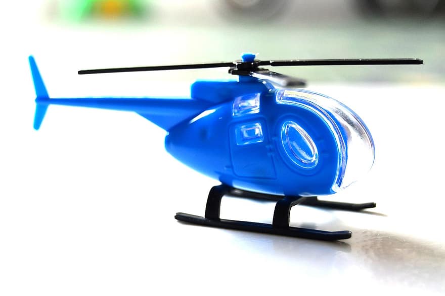 helikopter, pesawat terbang, mainan, Helikopter mainan, baling-baling, angkutan, kendaraan udara, biru, penerbangan, teknologi, moda transportasi