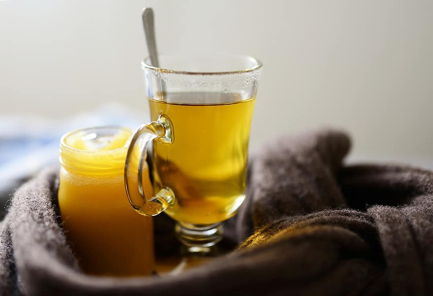 tee, zāļu tēja, tējas glāze, medus, Tēja Ar Medu, veselība, slimība, gripa, gultas režīms, dzert, relaksācija