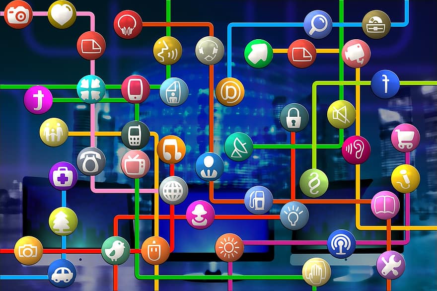icône, cercle, arbre, structure, les réseaux, l'Internet, social, réseau social, logo, Facebook, Google