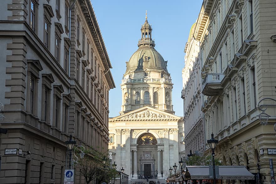 budapests, Pāvila bazilika, arhitektūra, Ungārija, tūrismu, orientieris, pilsēta, eiropa, baznīca, katedrāle, katoļu baznīca
