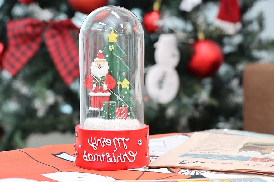Santa, Table, Ornament, Christmas, Prop, decoration, celebration, season, gift, winter, tree