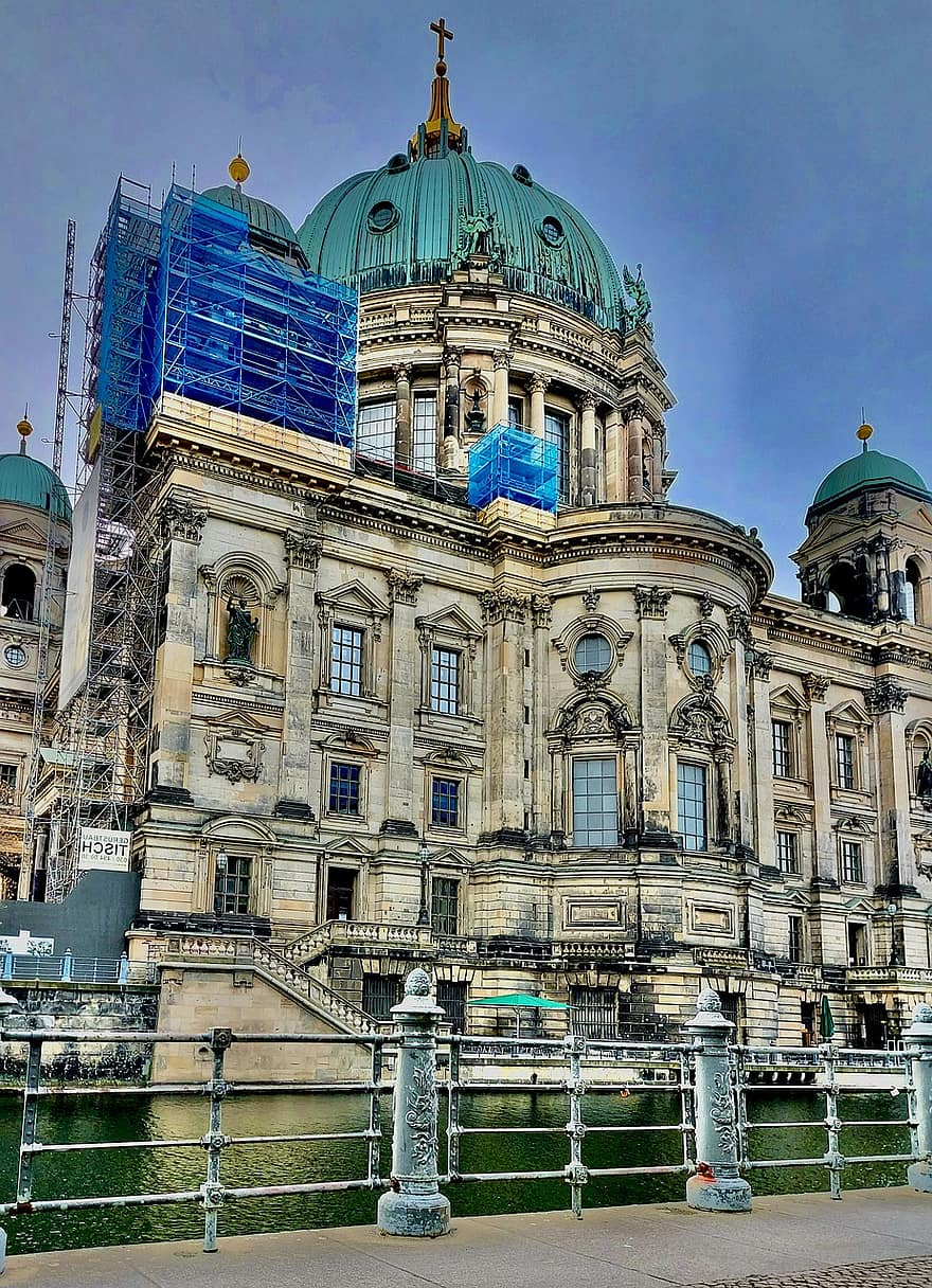 베를린 대성당, 건물, 교회에, 대학생 교회, 복음주의 교구, 독일 복음주의 교회, 건축물, 베를린 돔, 둥근 천장, 독일, 베를린