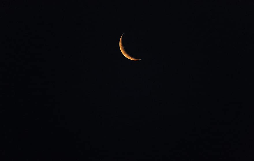 चांद, वर्धमान चाँद, रात का आसमान, खगोल, चांदनी, स्वर्गीय, चांद्र